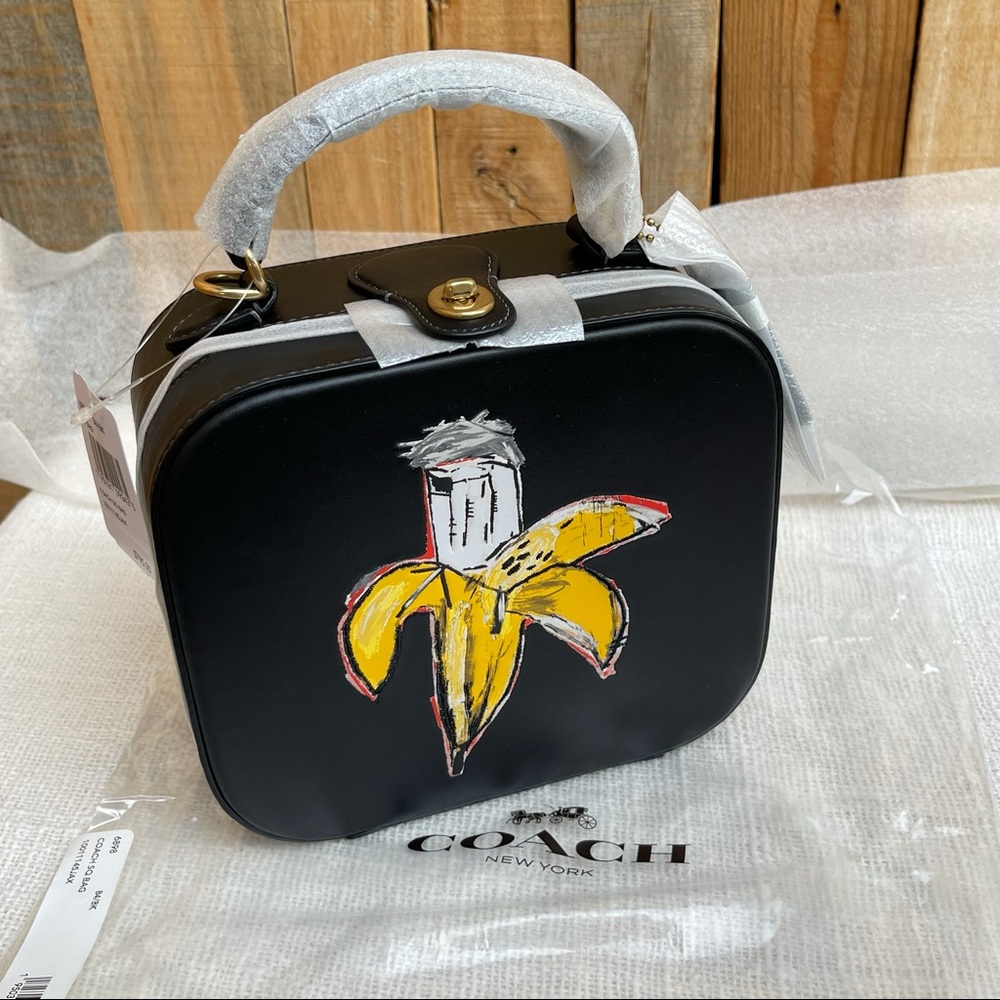 Coach X Jean Michel Basquiat Square Bag NEW WITH DUST BAG - Picture 4 of 14